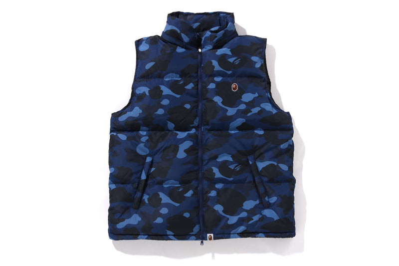 COLOR CAMO DOWN VEST