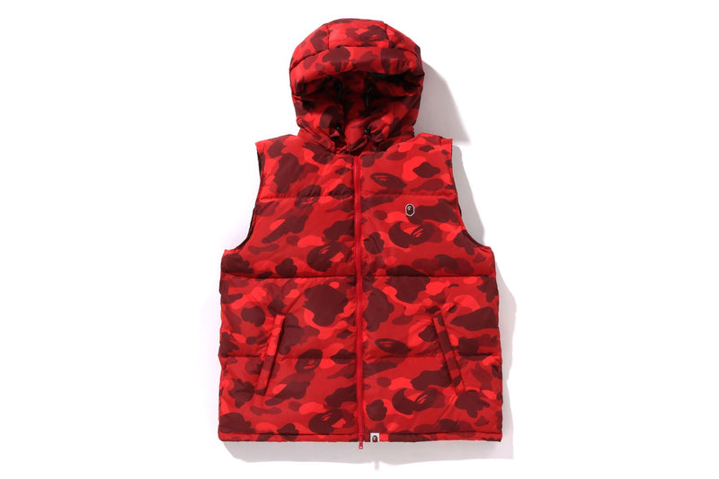 COLOR CAMO DOWN VEST