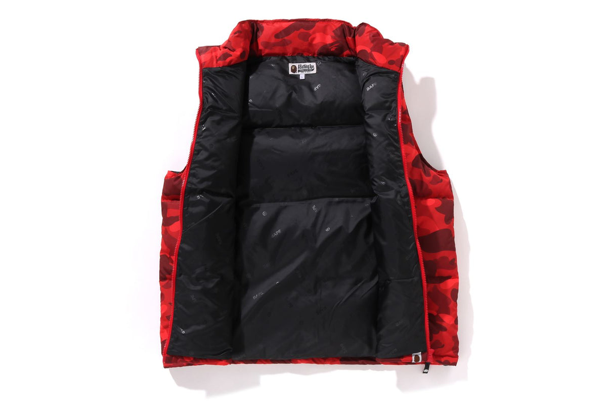 COLOR CAMO DOWN VEST