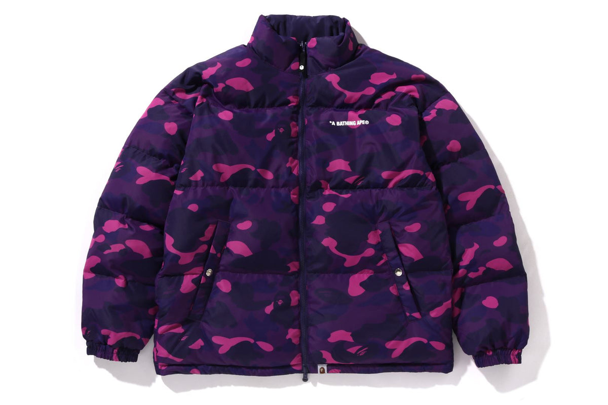 COLOR CAMO REVERSIBLE DOWN JACKET