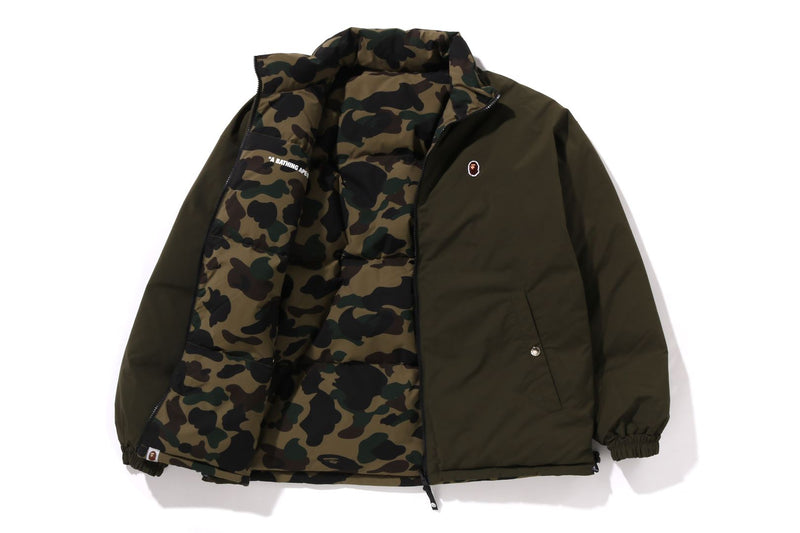 1ST CAMO REVERSIBLE DOWN JACKET