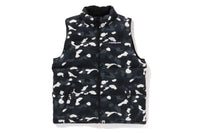 CITY CAMO REVERSIBLE DOWN VEST