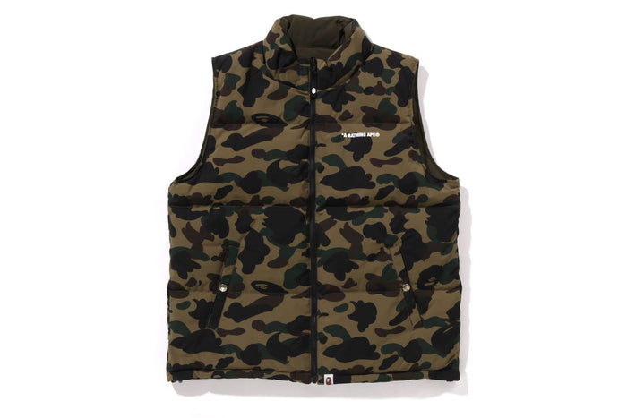 1ST CAMO REVERSIBLE DOWN VEST