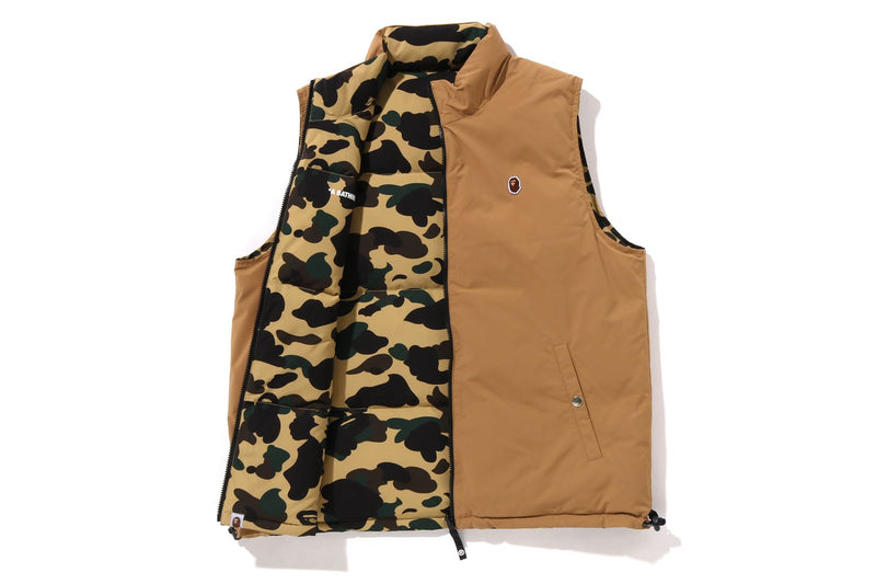 1ST CAMO REVERSIBLE DOWN VEST