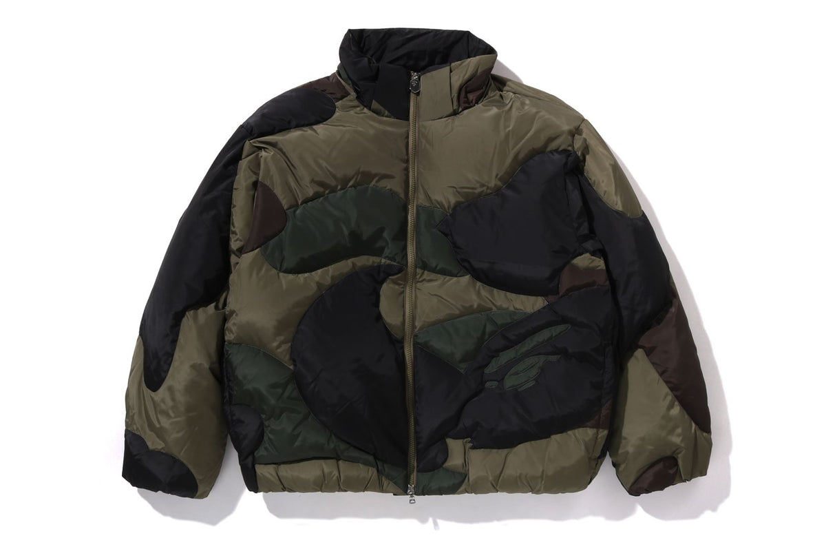 1ST CAMO NYLON DOWN JACKET