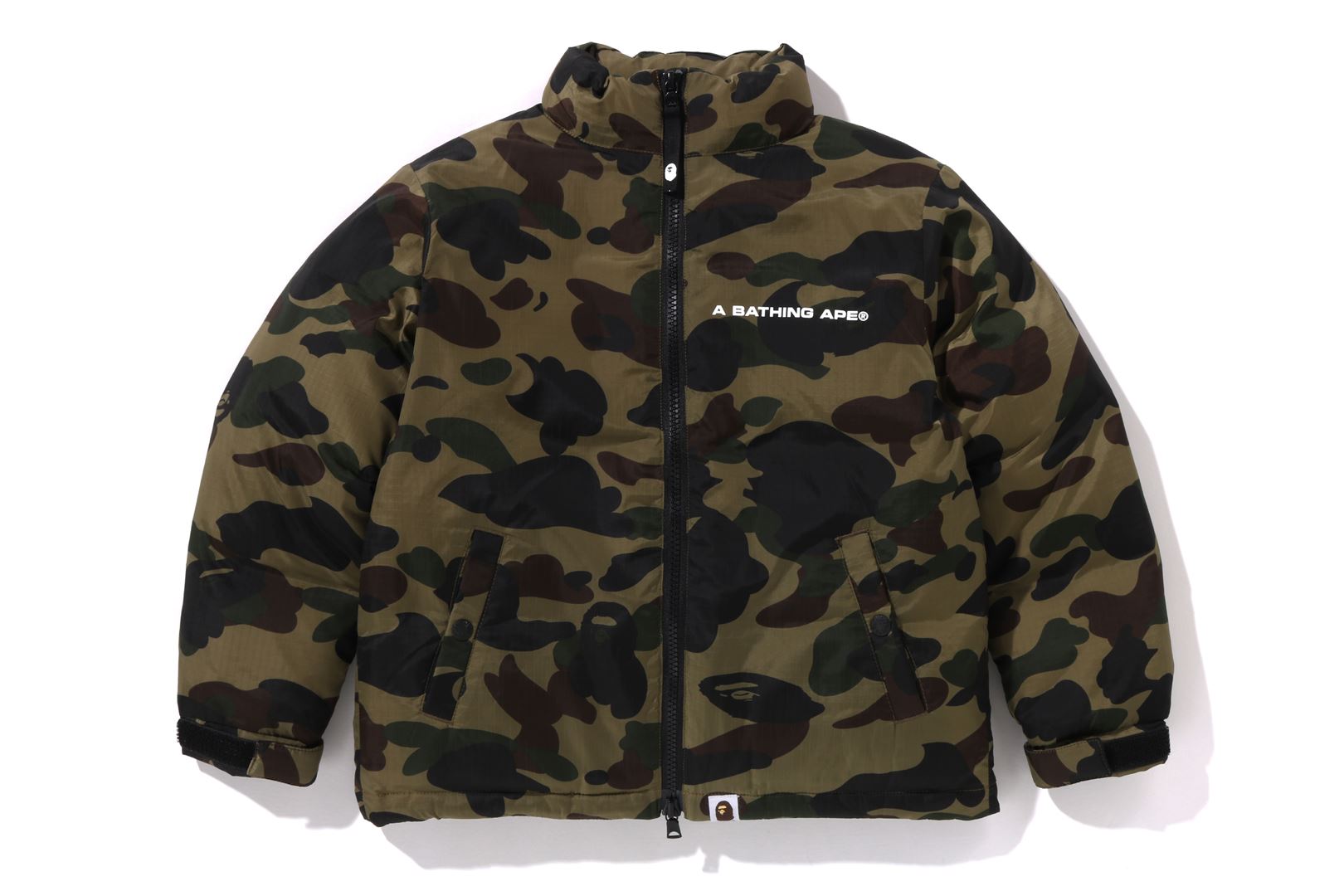 A BATHING APE® Kids 1st Camo Down Jacket | Bape official website