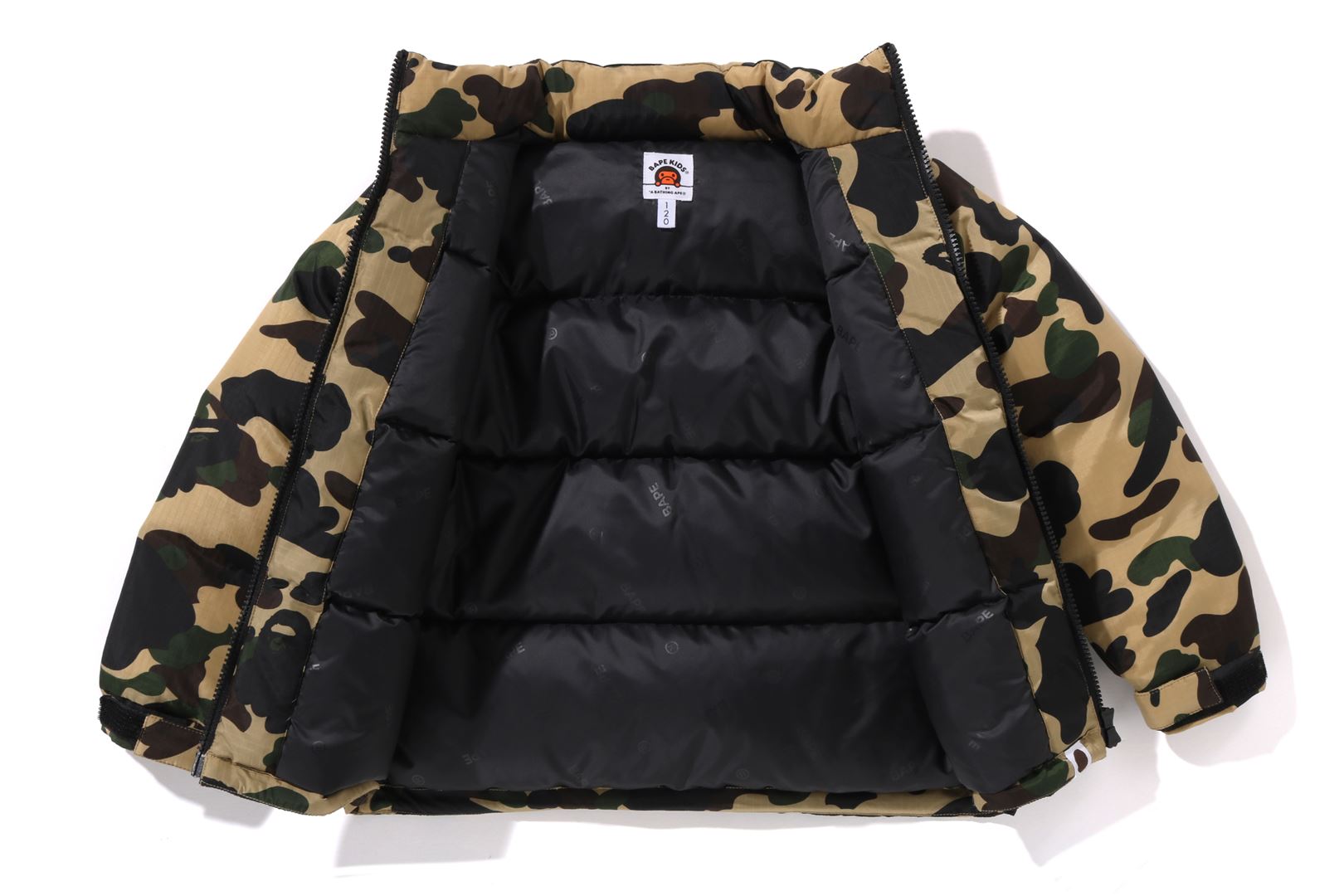 A BATHING APE® Kids 1st Camo Down Jacket | Bape official website