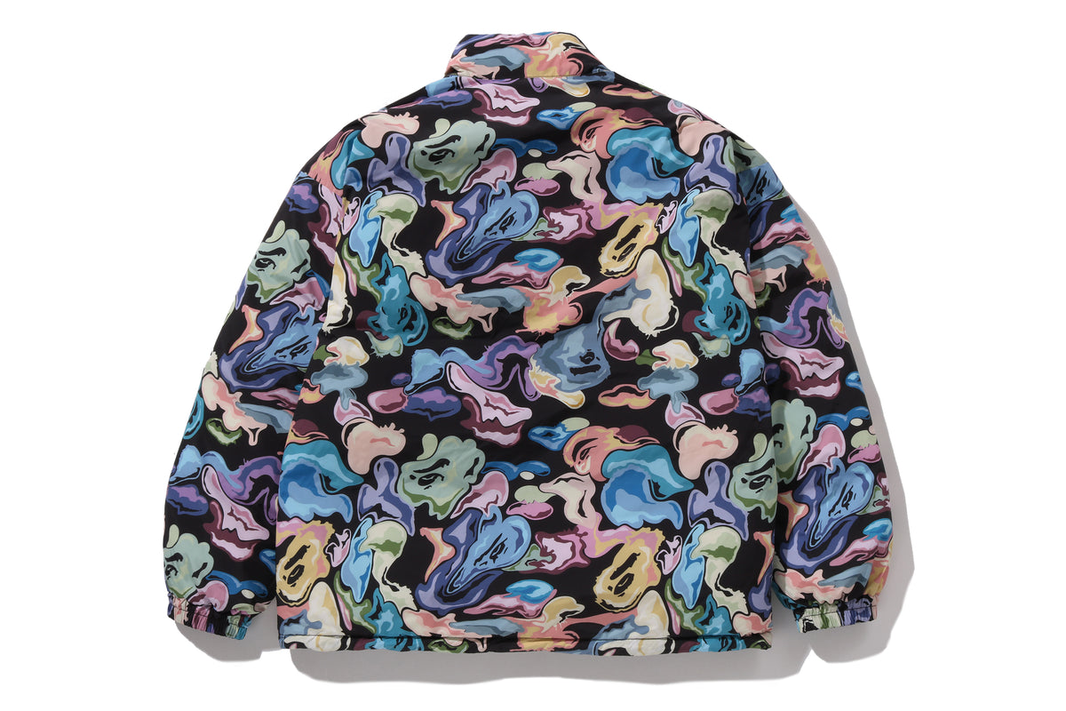 ART CAMO REVERSIBLE DOWN JACKET