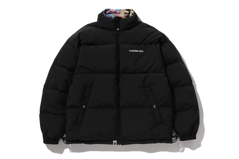 ART CAMO REVERSIBLE DOWN JACKET