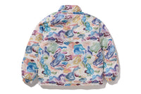 ART CAMO REVERSIBLE DOWN JACKET