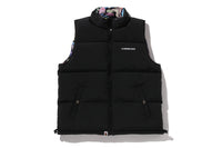 ART CAMO REVERSIBLE DOWN VEST