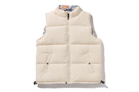 ART CAMO REVERSIBLE DOWN VEST