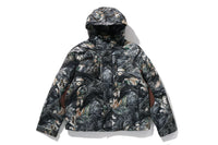 TREE EDGE CAMO METAL LOGO DOWN JACKET