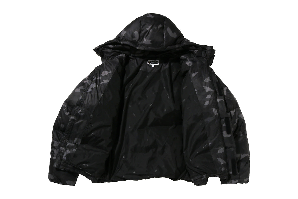 COLOR CAMO DOWN JACKET