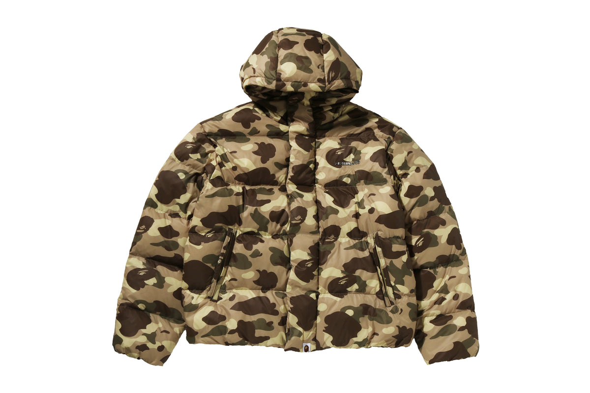 COLOR CAMO DOWN JACKET
