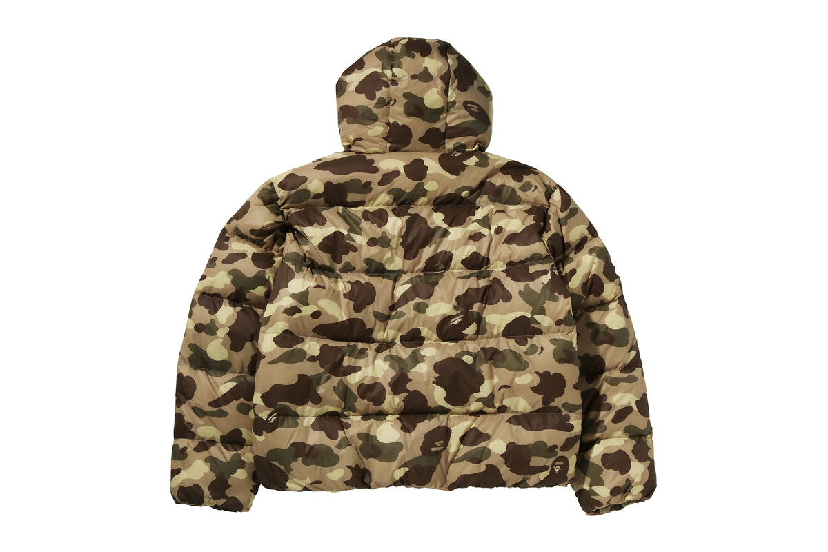 COLOR CAMO DOWN JACKET