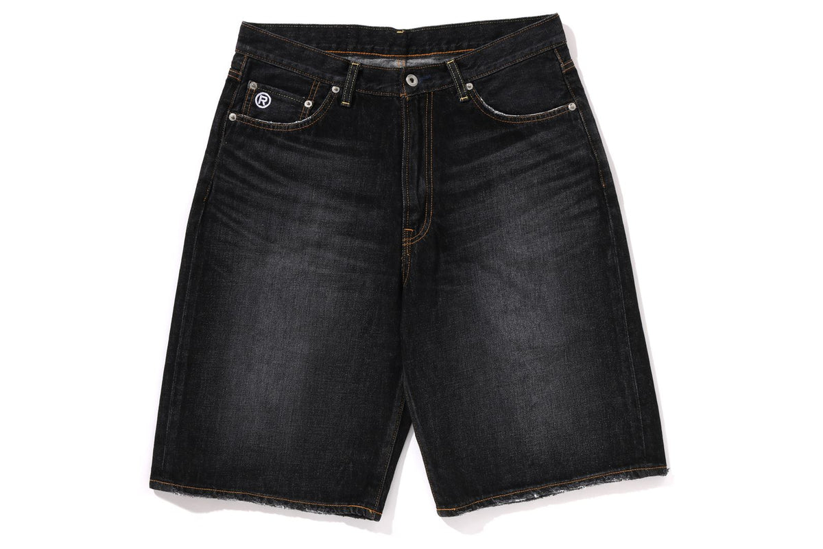 COLLEGE RELAXED FIT 13OZ DENIM SHORTS