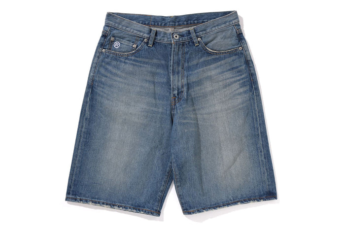 COLLEGE RELAXED FIT 13OZ DENIM SHORTS