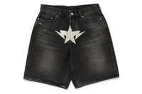 TWIN STA 13OZ DENIM LOOSE FIT SHORTS