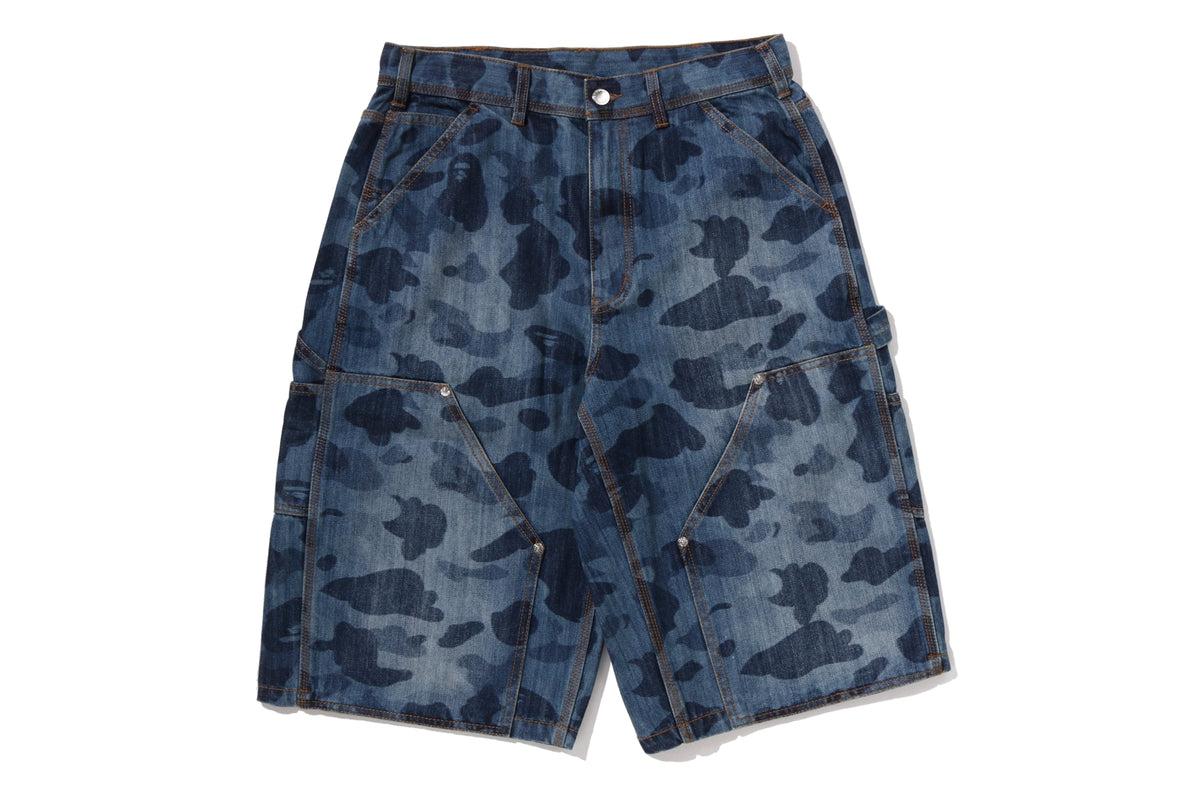 1ST CAMO DOUBLE KNEE 13 OZ RELAXED FIT DENIM SHORTS