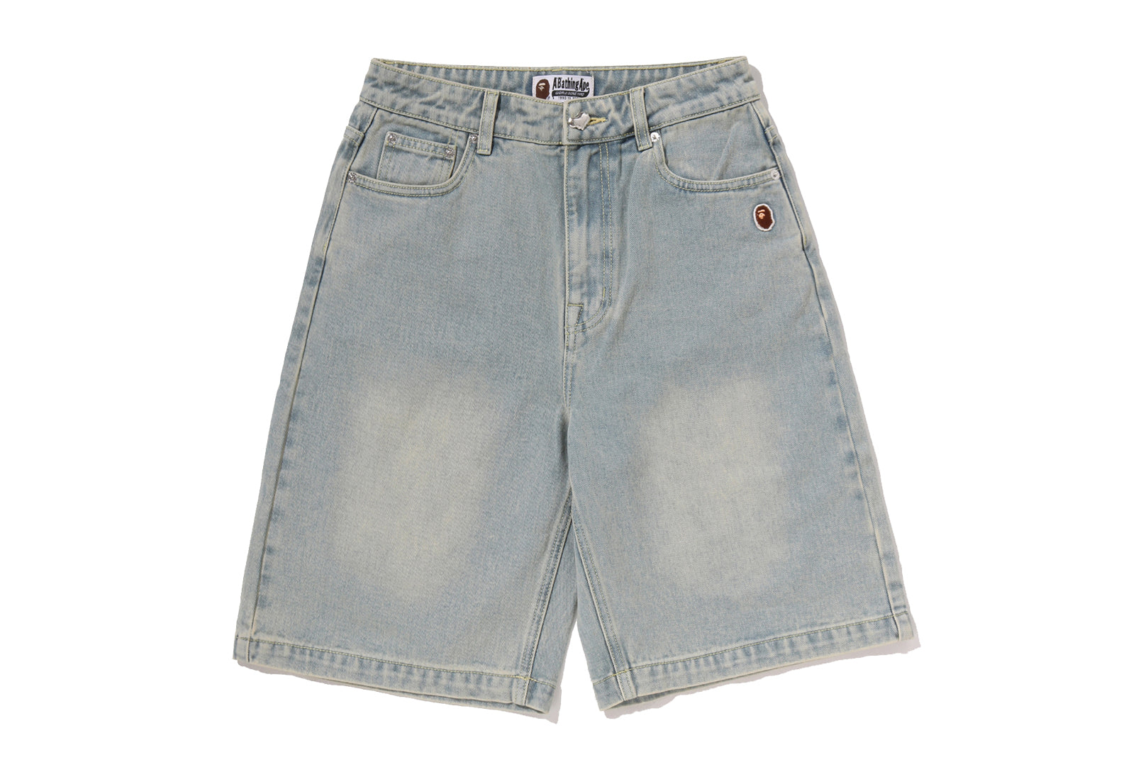 A BATHING APE® BAPE STA Logo Denim Jorts | Bape official website