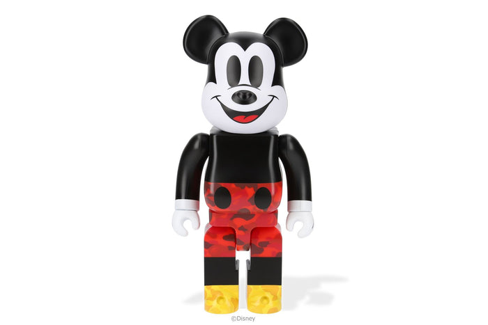 BAPE X MICKEY MOUSE ORIGINAL COLOR BE@RBRICK 100% & 400%