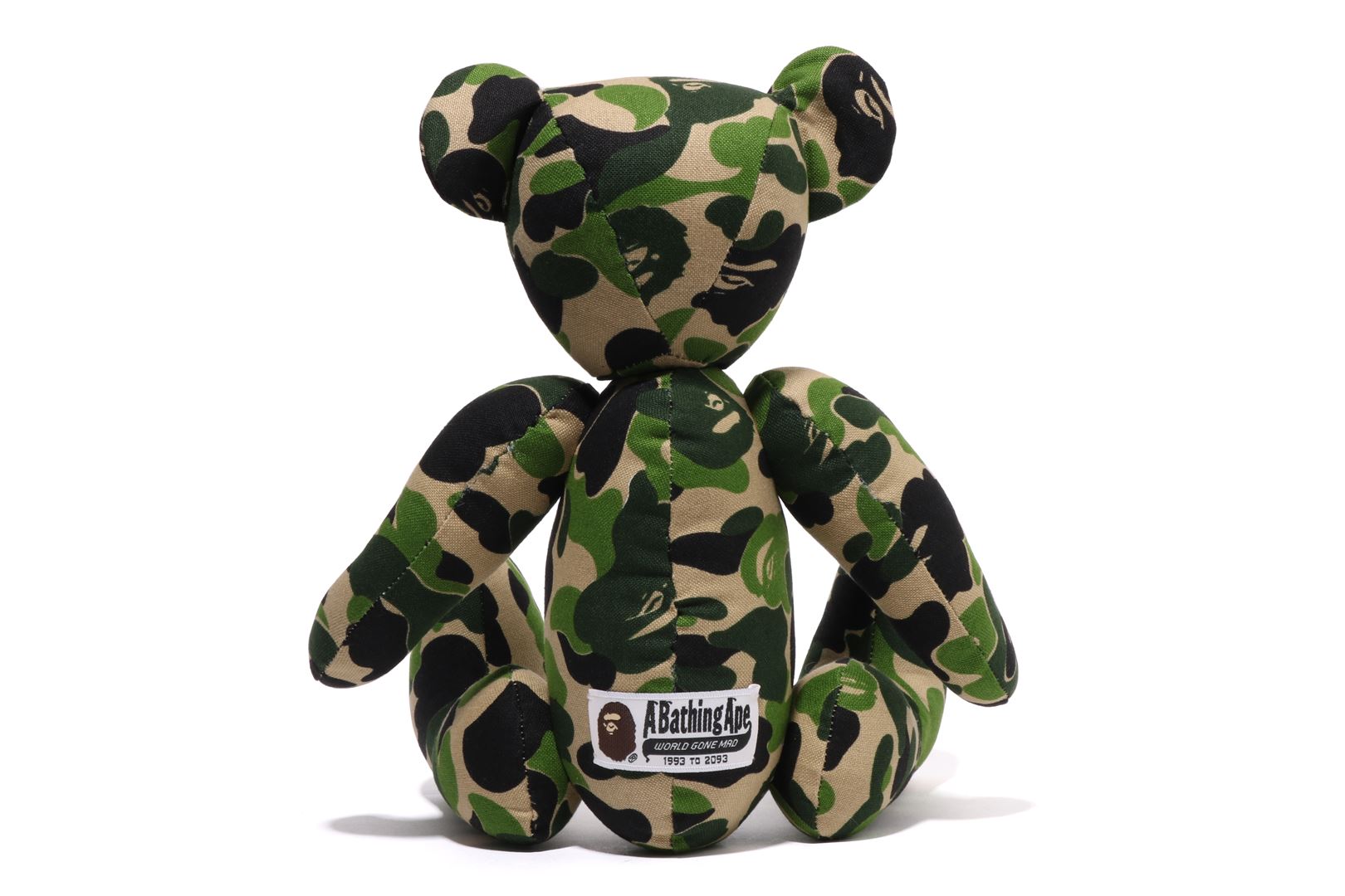 A BATHING APE® Abc Camo Bear Plush Doll 35cm | Bape official
