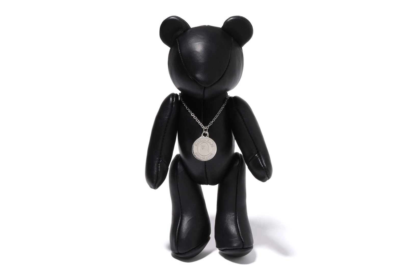 A BATHING APE® Solid Camo Leather Bear Plush Doll 25cm | Bape