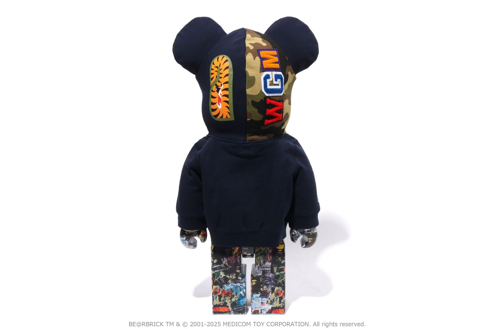 A BATHING APE® SHARK HOODIE BE@RBRICK 100 | Bape official website