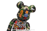BAPE X LBWK - Livaken Kun Abc Camo BE@RBRICK 100%&400%