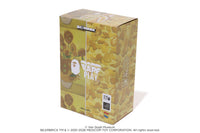 BAPE X VGM - SUNFLOWERS SHARK BE@RBRICK 100%&400% M