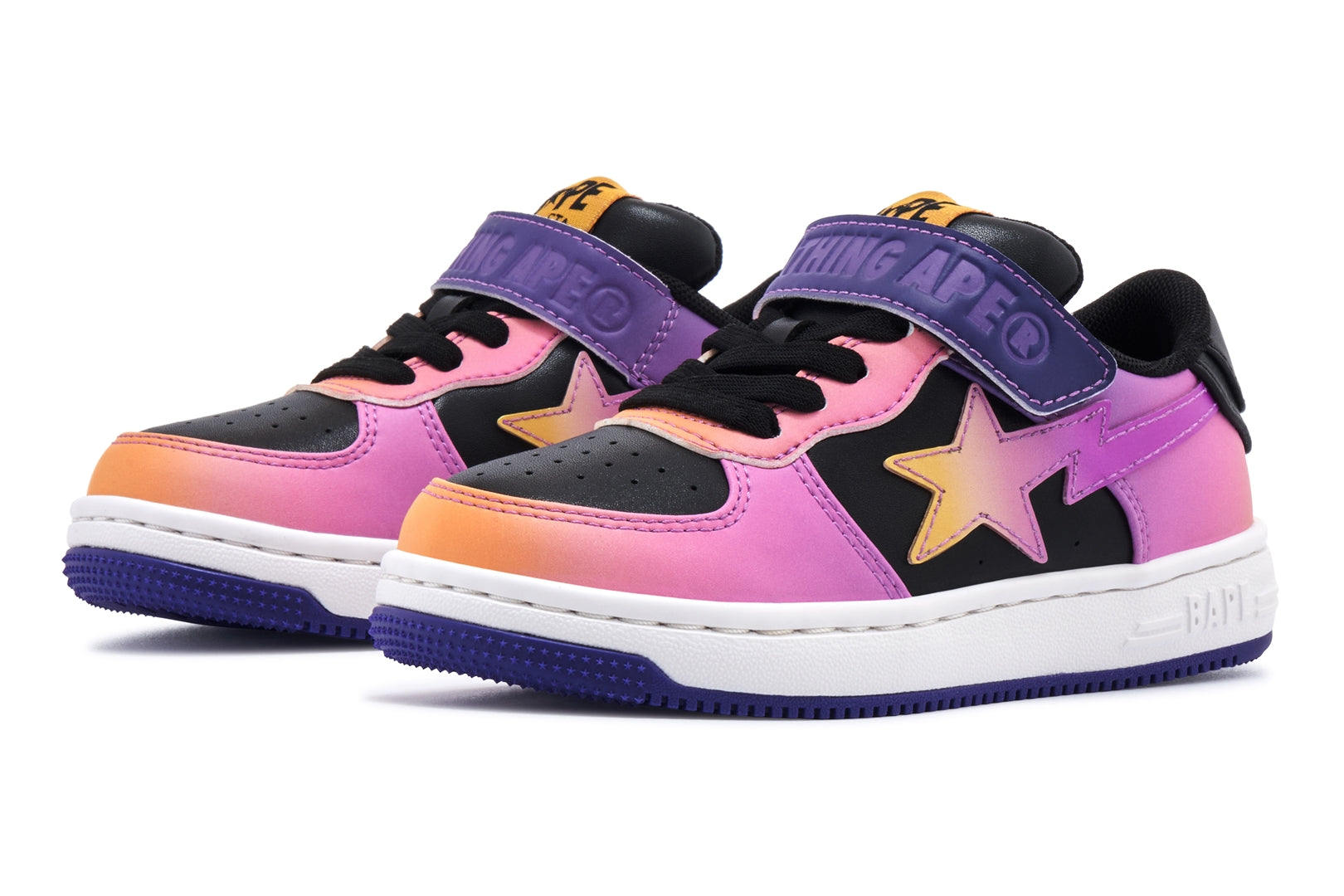 Bape deals shoes purple