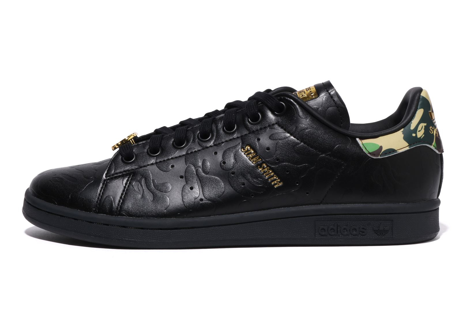 Stan smith sale all black womens