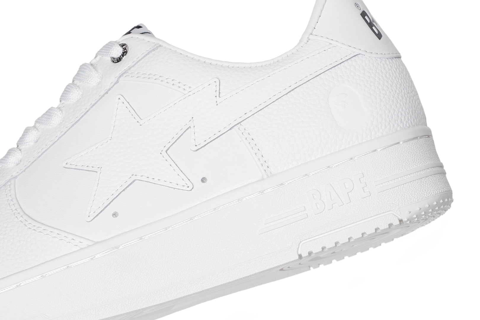 BAPE STA!◇ローカットスニーカー/28cm/WHT/0ZXSHM191017K/ヨゴレ