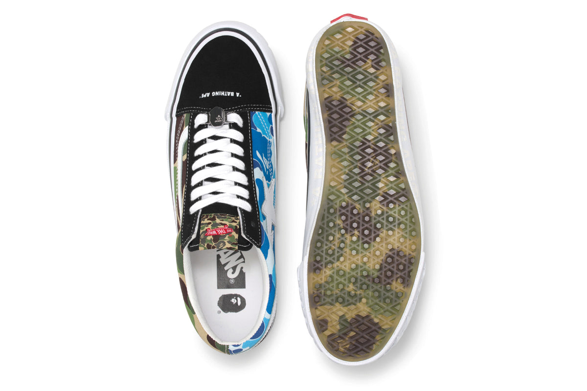 Bape Sk8 Mid Old Skool Bape Vans Sk8-Hi 38 DX Bape Line ABC Camo Men's