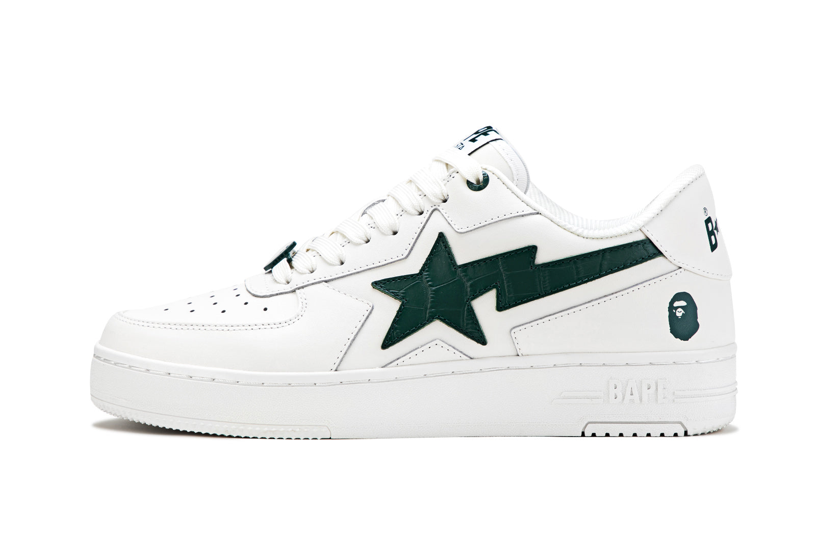 bapesta air force 1 white