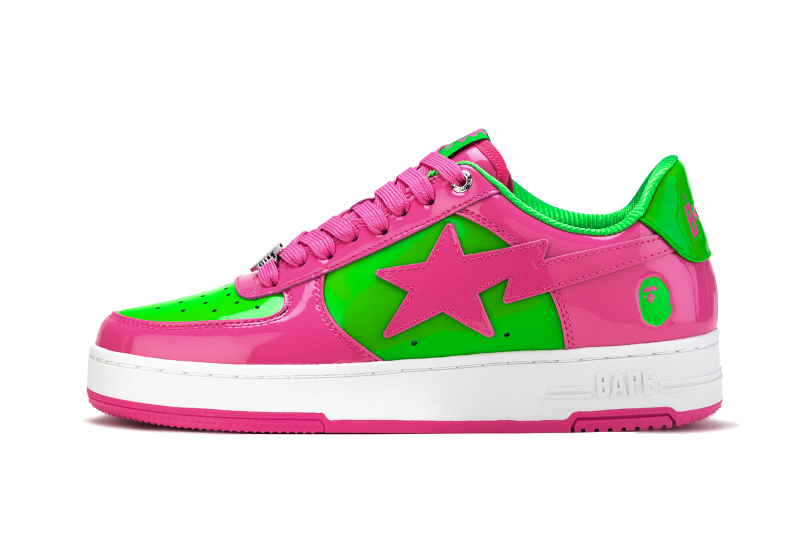 BAPE 美品 BAPESTA green ＆pink A BATHING APE® BAPE STA #1 M1 | Bape official website – uk.bape.com