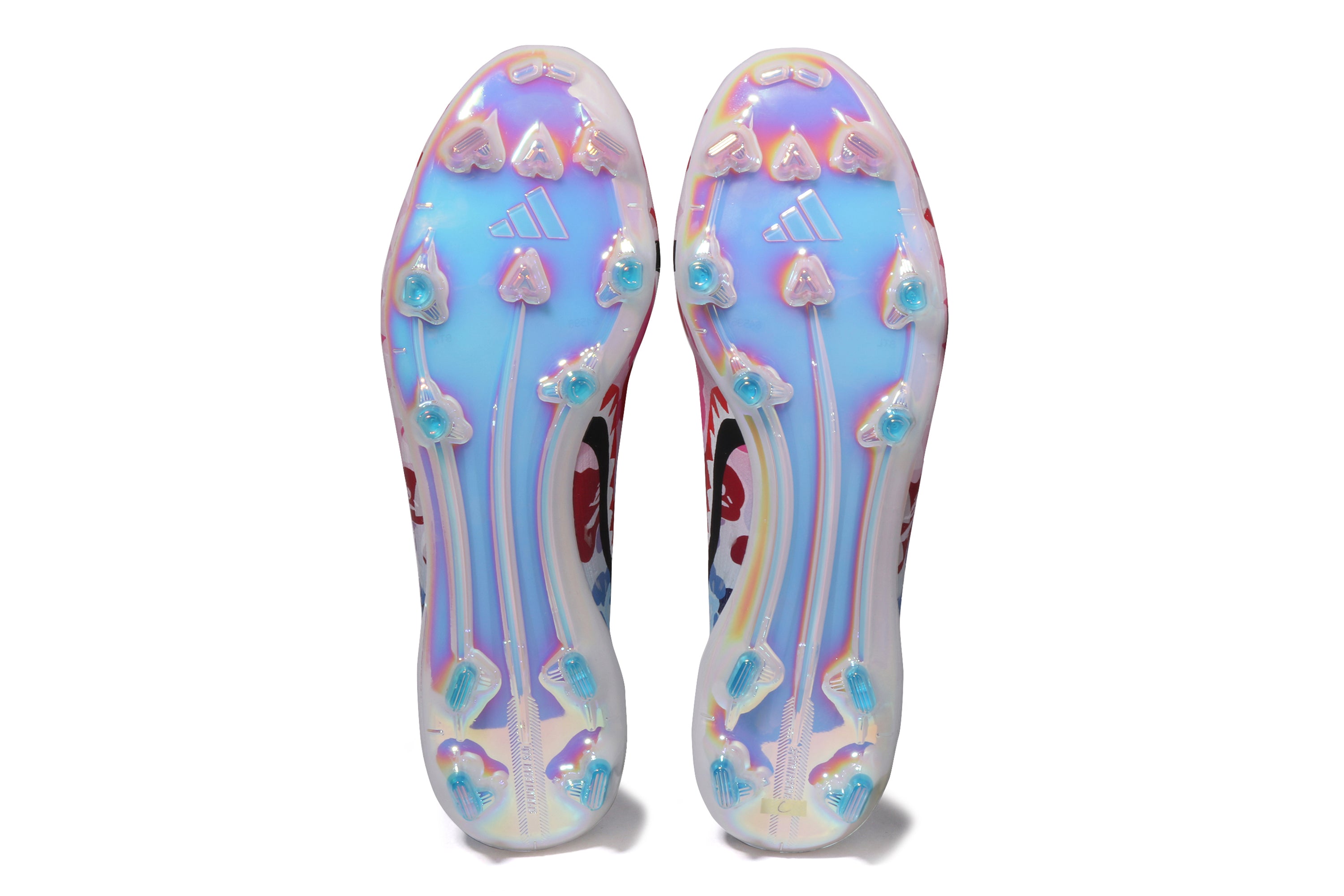 シューズ A BATHING APE ADIDAS F50 ELITE FG 27cm Football Boots adidas F50 Elite FG Bape Clear Pink-White-Icey Blue