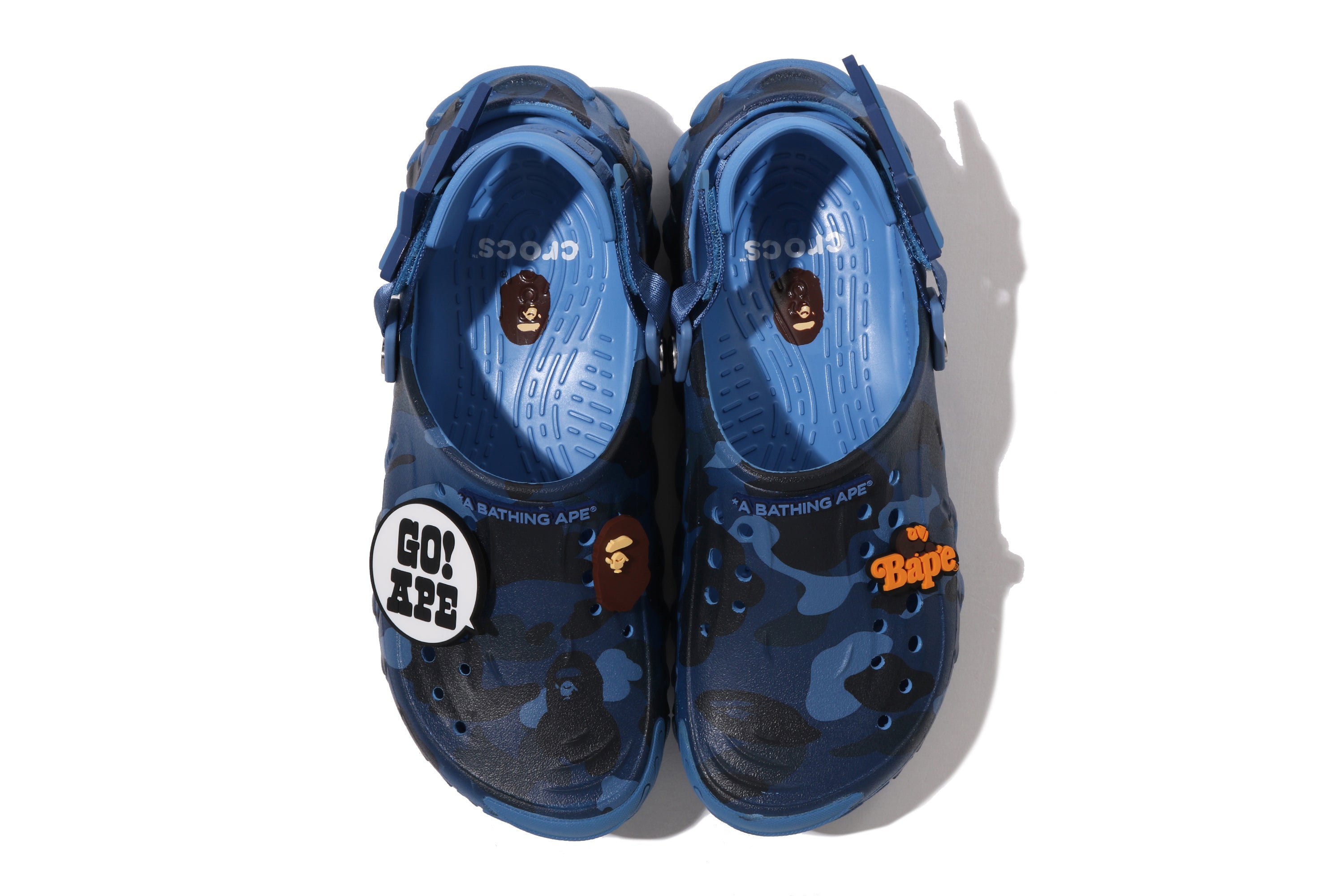A BATHING APE x Crocs Blue navy クロックス A BATHING APE® BAPE X Crocs - Echo M1 | Bape official website – uk
