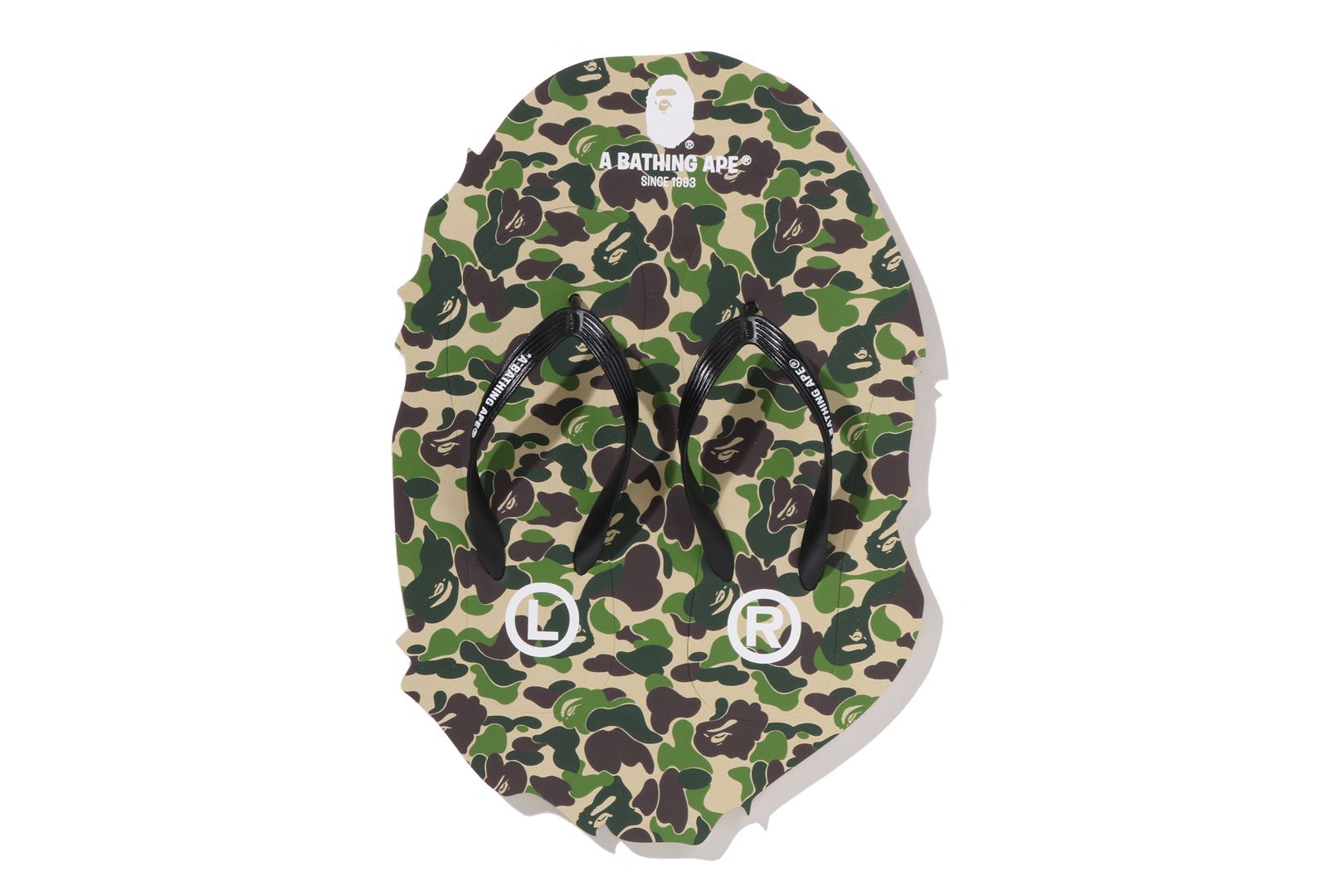 A BATHING APE® Abc Camo Beach Sandals | Bape official website – uk