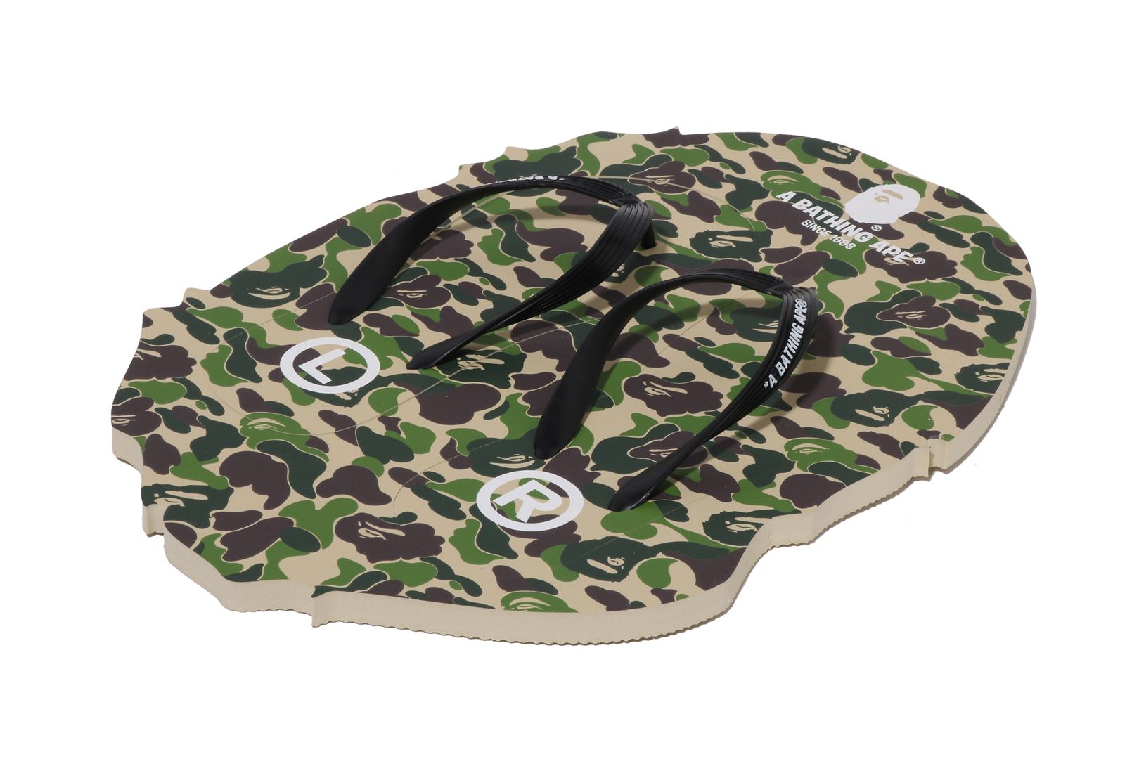 A BATHING APE® Abc Camo Beach Sandals | Bape official website – uk