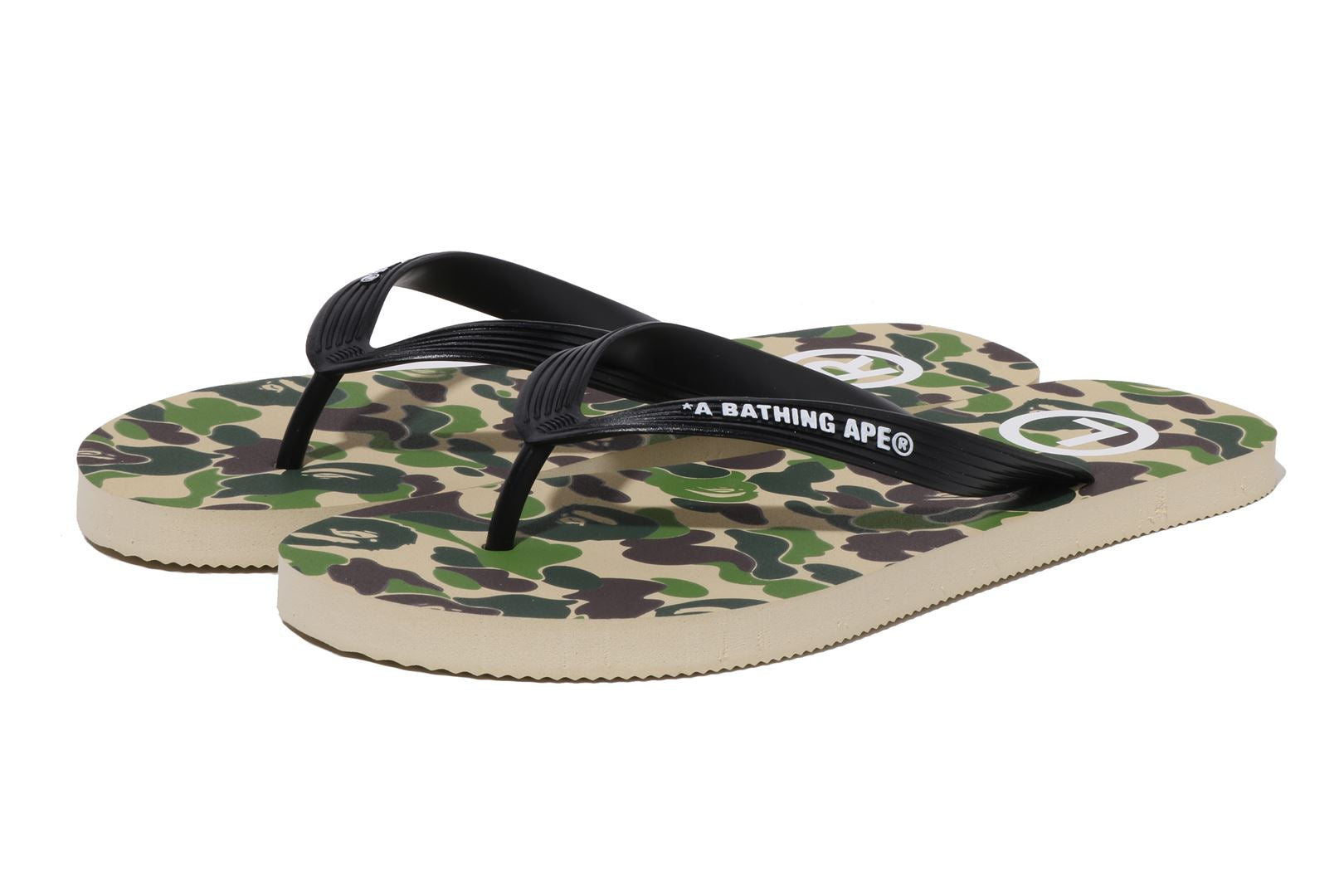 A BATHING APE® Abc Camo Beach Sandals | Bape official website – uk