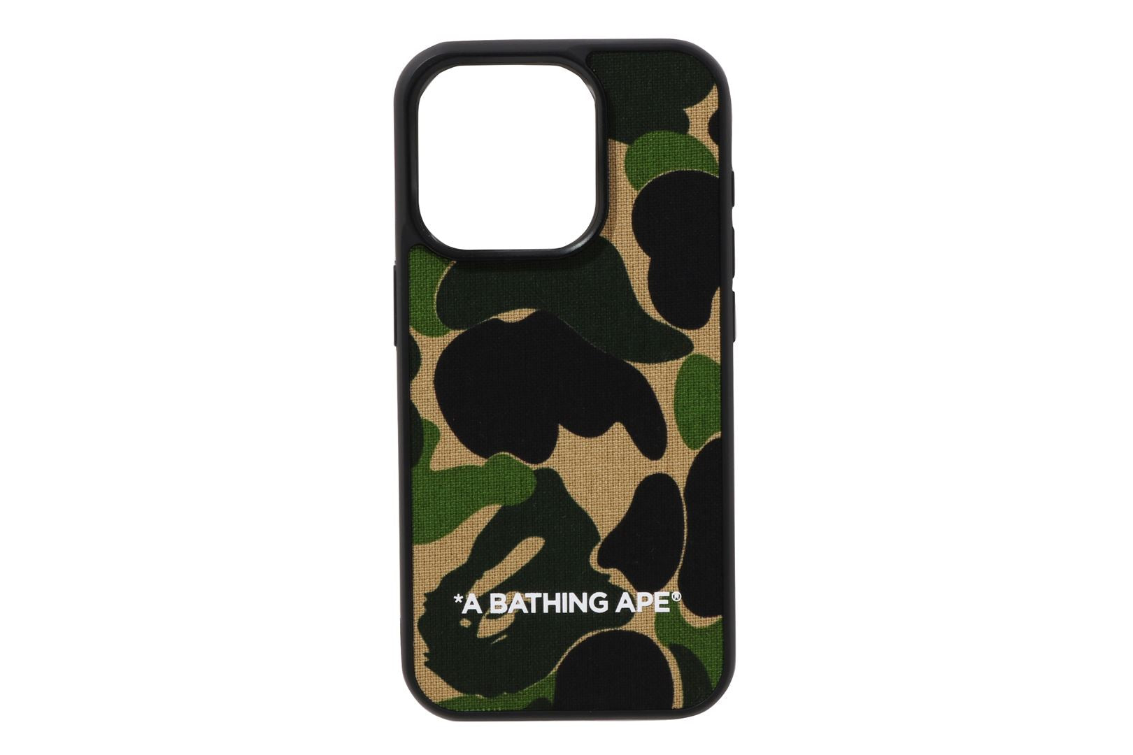 A BATHING APE® Abc Camo Cloth Fabric iPhone 15 Pro Case | Bape