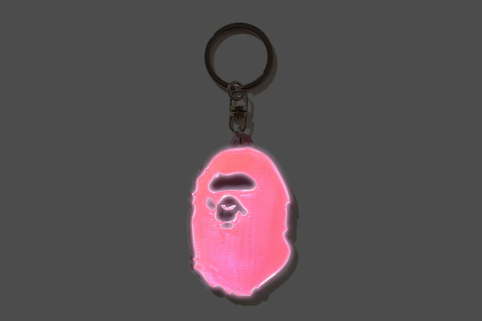 APE HEAD REFLECTIVE KEYCHAIN