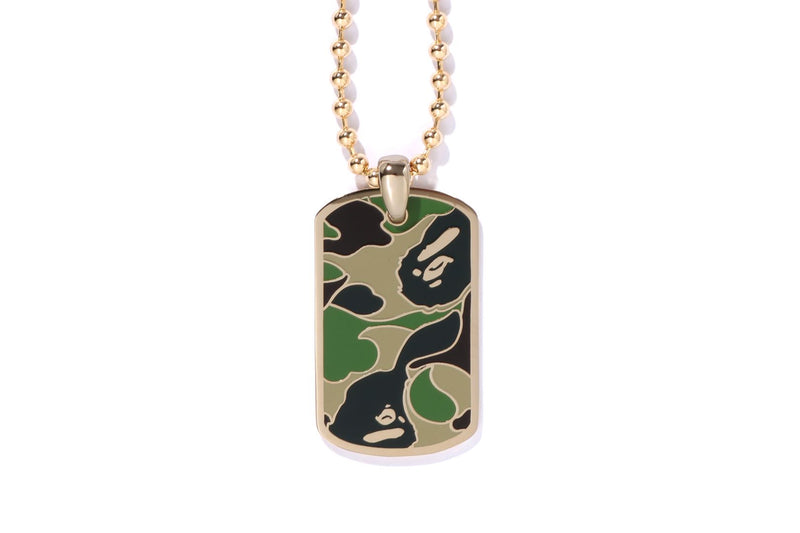 ABC CAMO DOG TAG SET NECKLACE