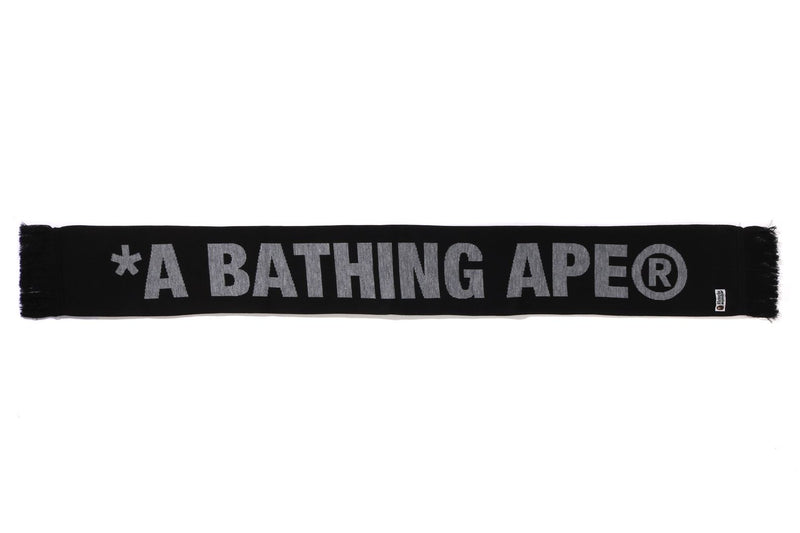 JACQUARD BAPE LOGO LONG SCARF