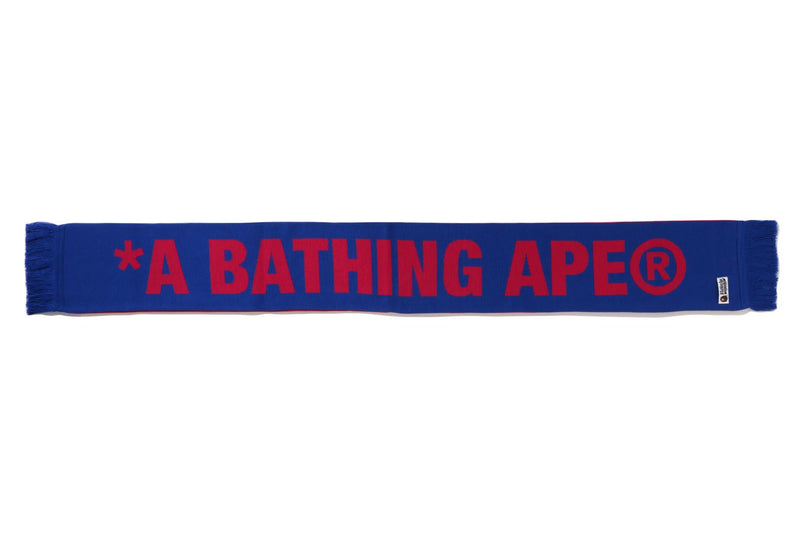 JACQUARD BAPE LOGO LONG SCARF