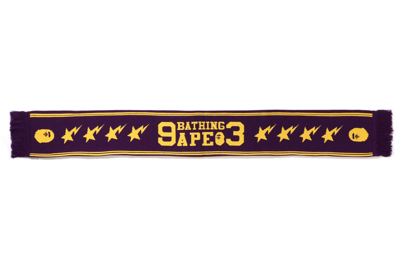 JACQUARD BAPE LOGO LONG SCARF