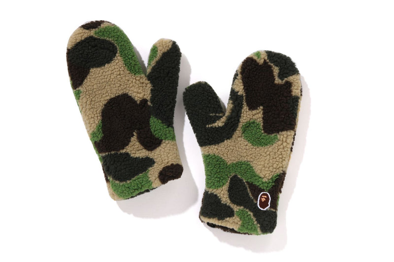 bape handschuhe A BATHING APE® Abc Camo Boa Mittens