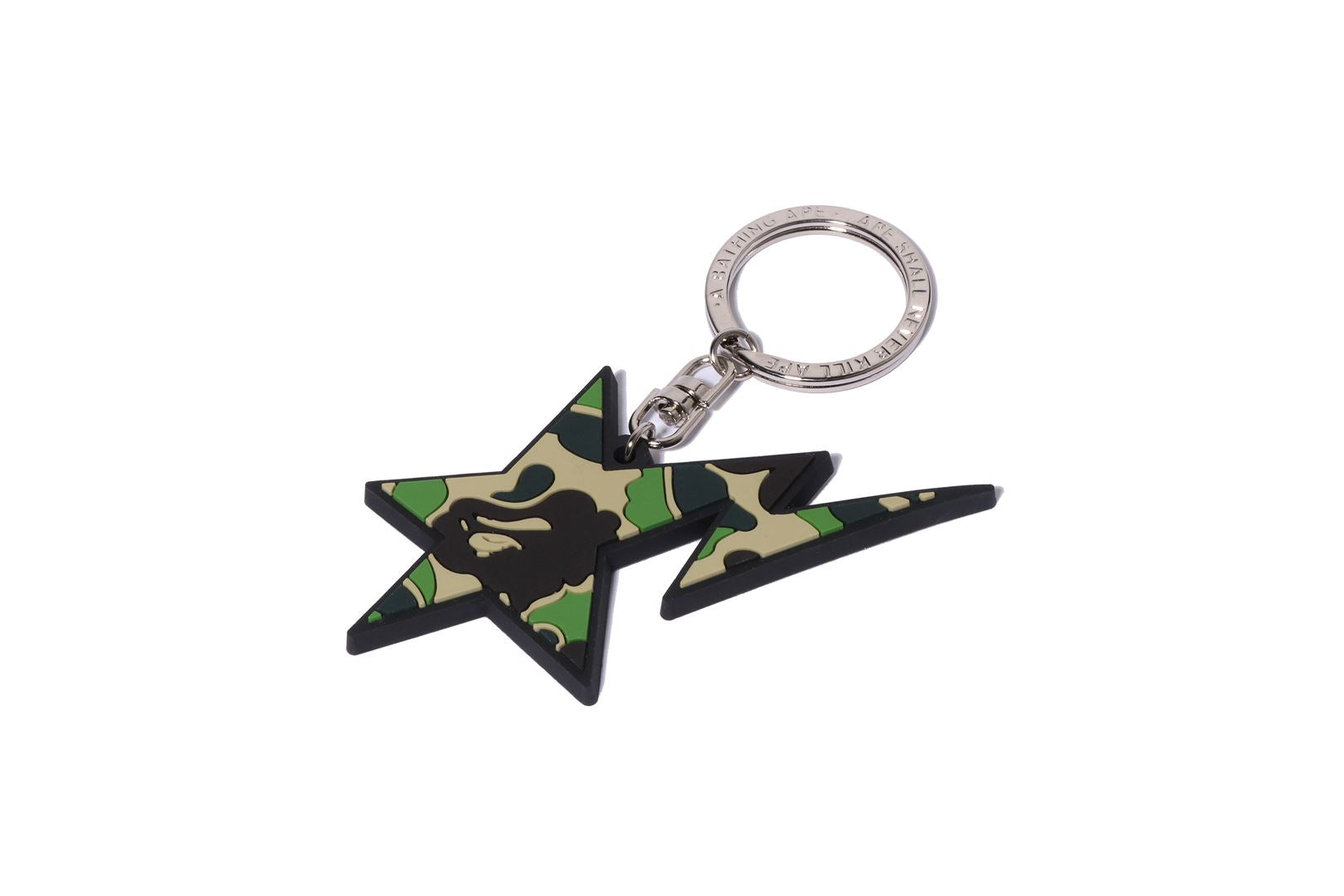 A BATHING APE® Abc Camo STA Rubber Keychain | Bape official